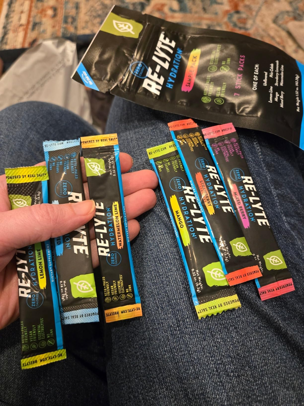 REDMOND Re-Lyte Hydration Electrolyte Powder Drink Mix Variety (7 Stick Packs) | Amazon (US)