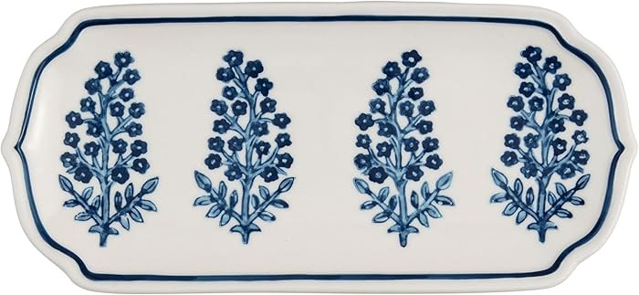 Mud Pie Bloom Print Everything Tray; 4" x 9" | Amazon (US)