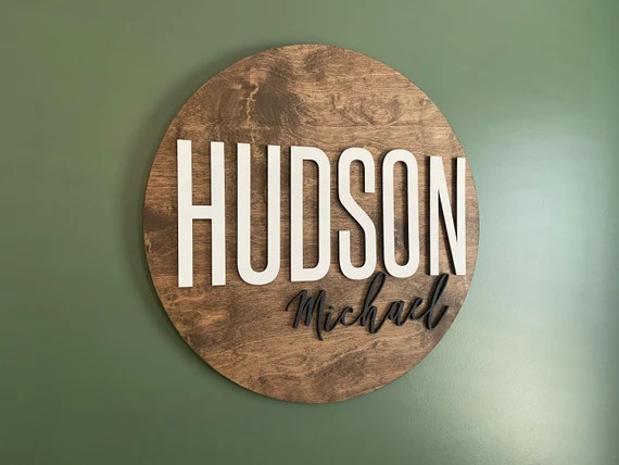 Nursery Name Sign  3D Custom Name Sign  Baby Shower Gift  | Etsy | Etsy (US)