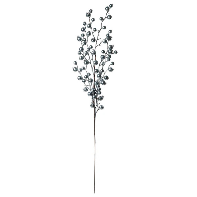 Pewter Berry Tree Stem - Set of 12 | Cailini Coastal