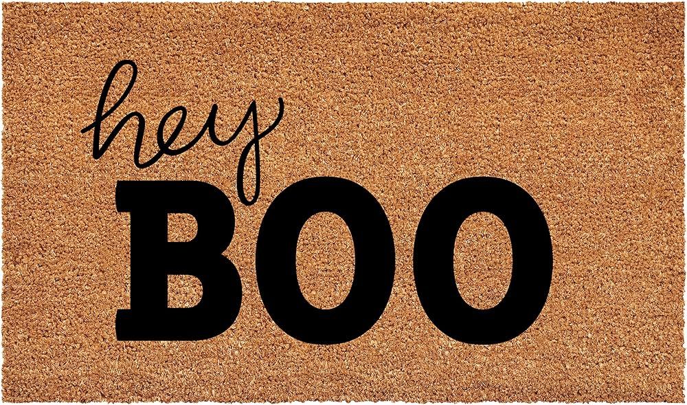 Calloway Mills Hey Boo Doormat (Tan/Black, 17" x 29") | Amazon (US)