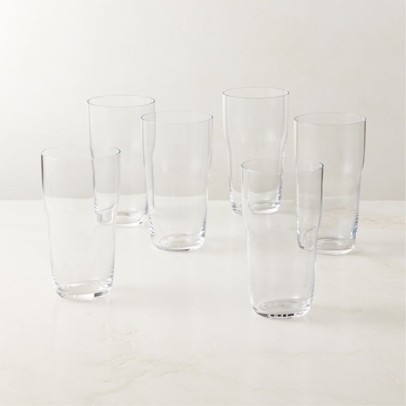 Downtown Cooler Glasses Set of 6 + Reviews | CB2 | CB2