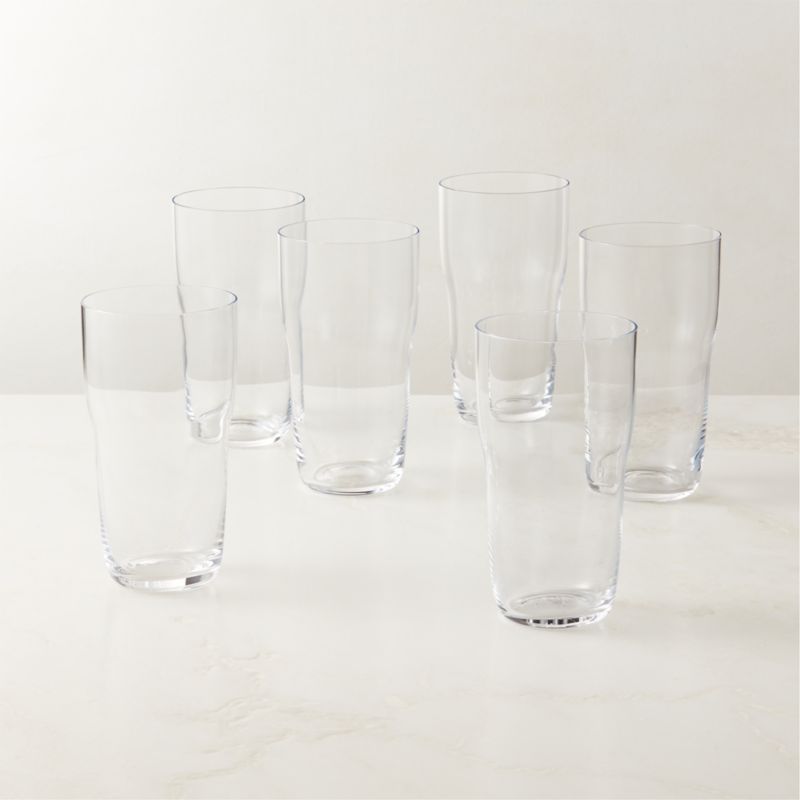 Downtown Cooler Glasses Set of 6 + Reviews | CB2 | CB2