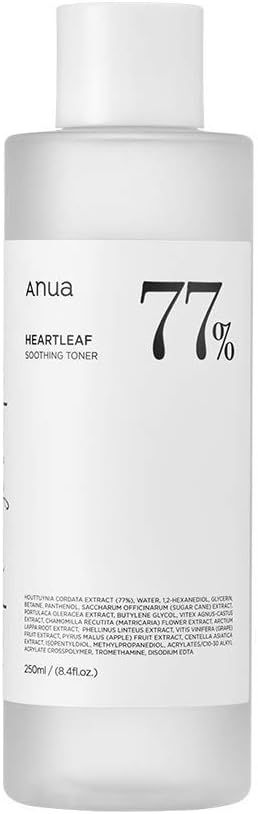 Anua Heartleaf 77% Soothing Toner I pH 5.5 Skin Trouble Care, Calming Skin, Refreshing, Hydrating... | Amazon (US)