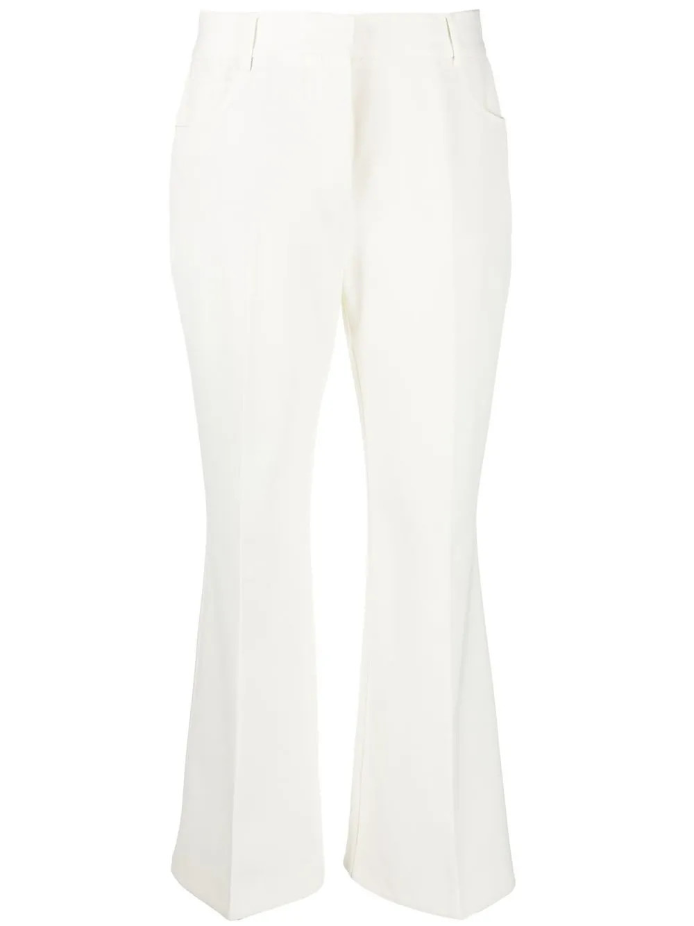 Stella McCartney kick-flare Cropped Trousers - Farfetch | Farfetch Global