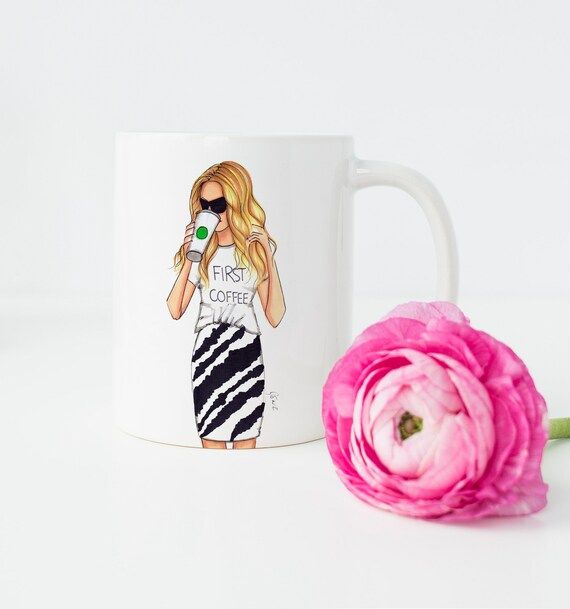 The Coffee Mug (Blonde)By Melsy's Illustrations | Etsy (US)