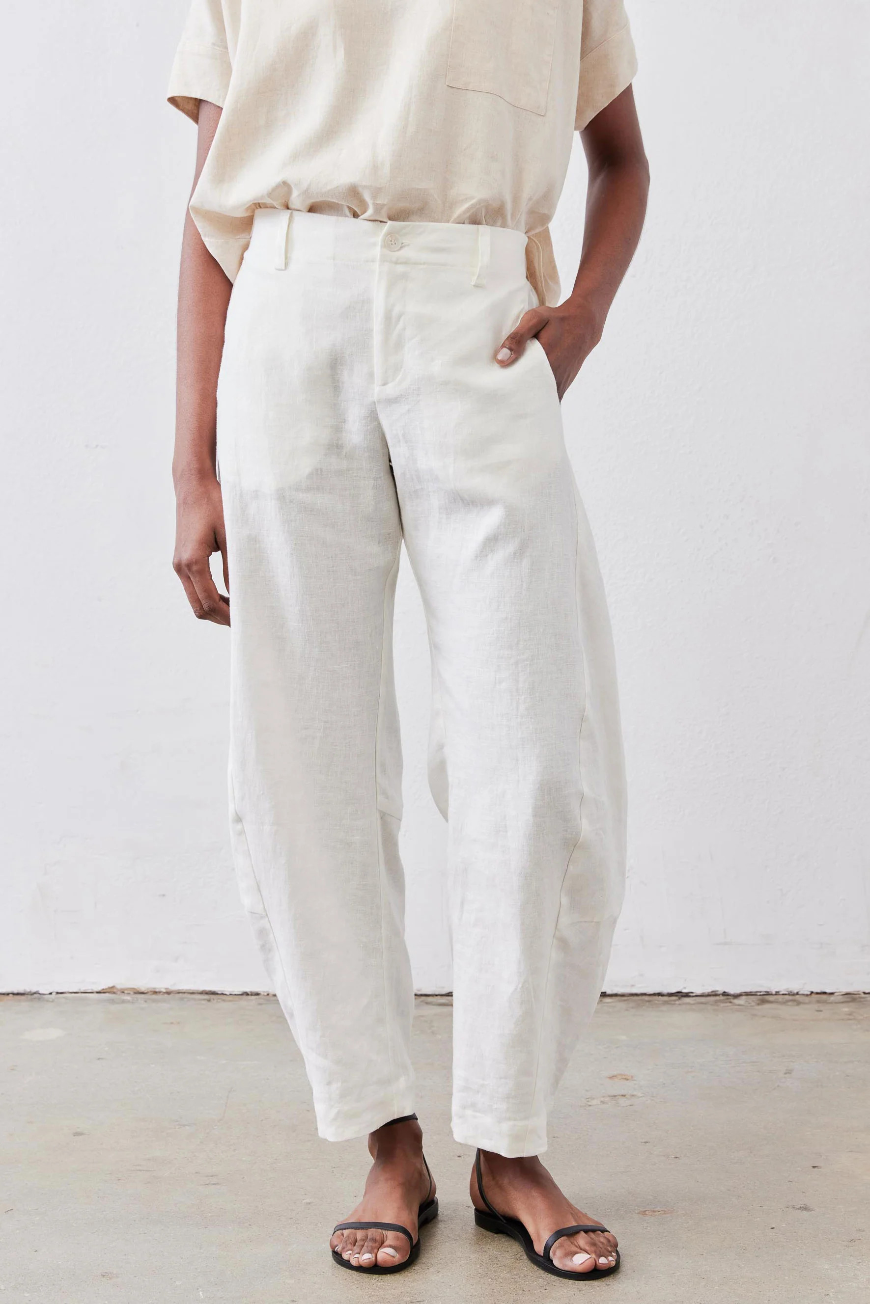 The Uptown Loose Linen Pants | Ruti