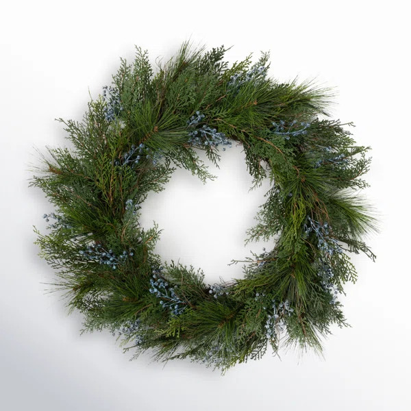 27" Artificial Juniper Wreath | Wayfair North America