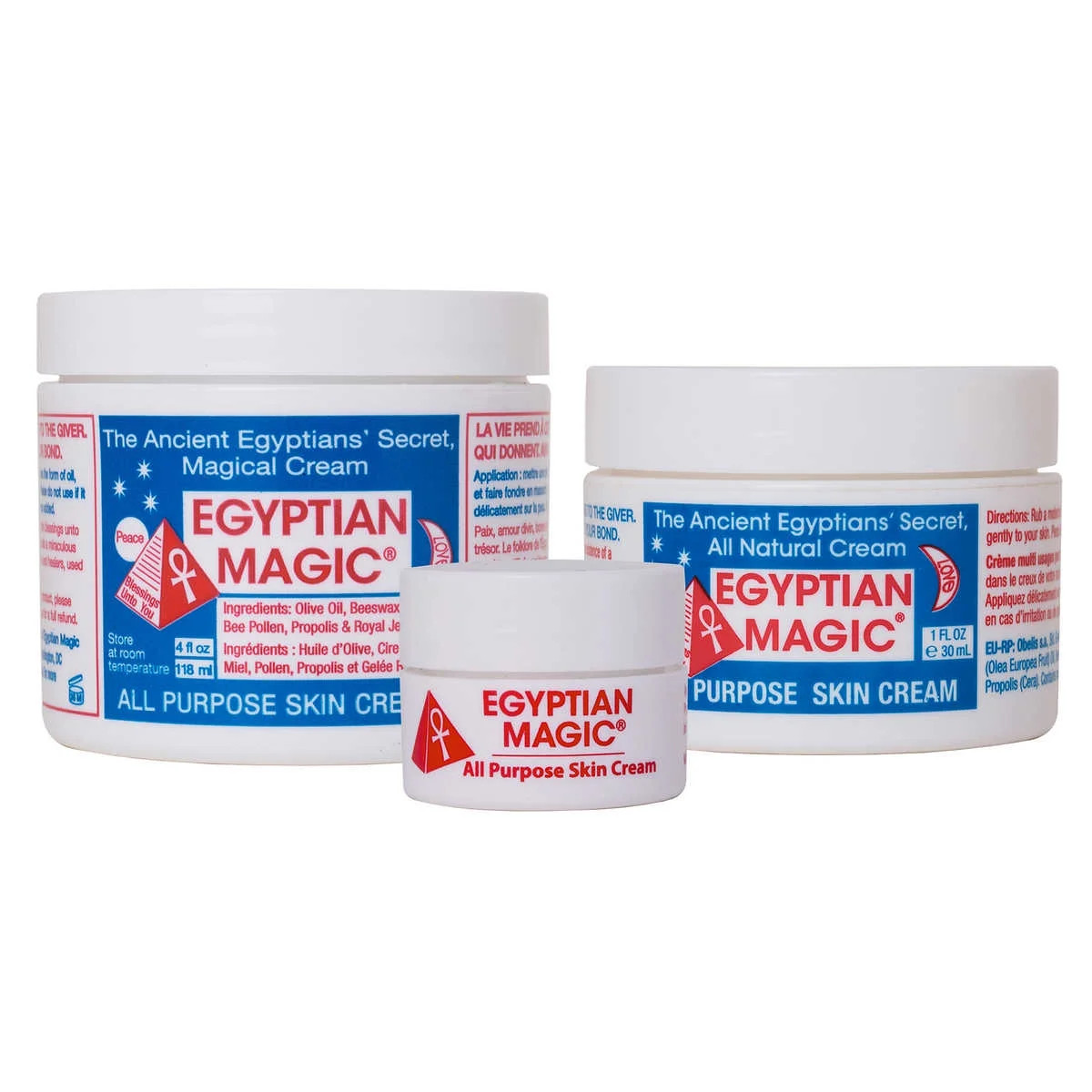 Egyptian Magic Natural All Purpose Skin Cream, 4.0 oz, 1.0 oz & 0.25 oz | Walmart (US)
