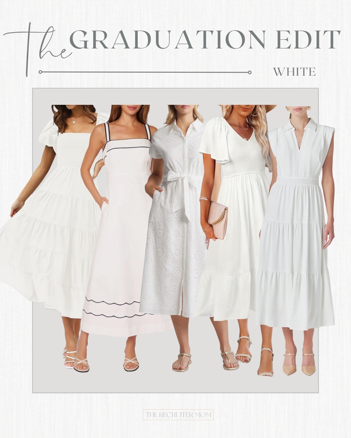 Graduation Dresses in white 

#LTKU #LTKOver40 #LTKSeasonal