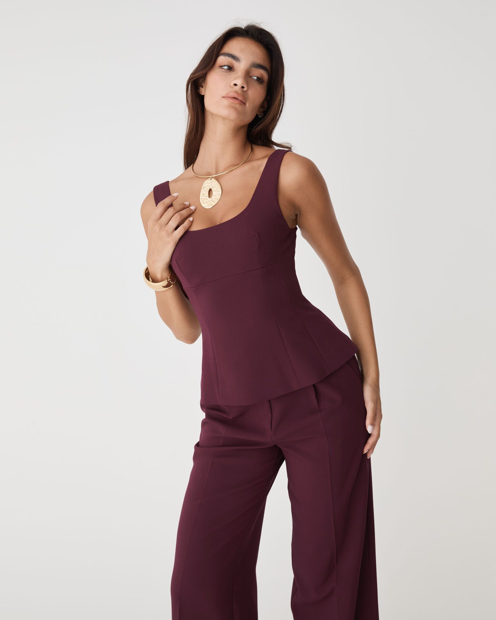 Nikki Peplum Top | FORCAST