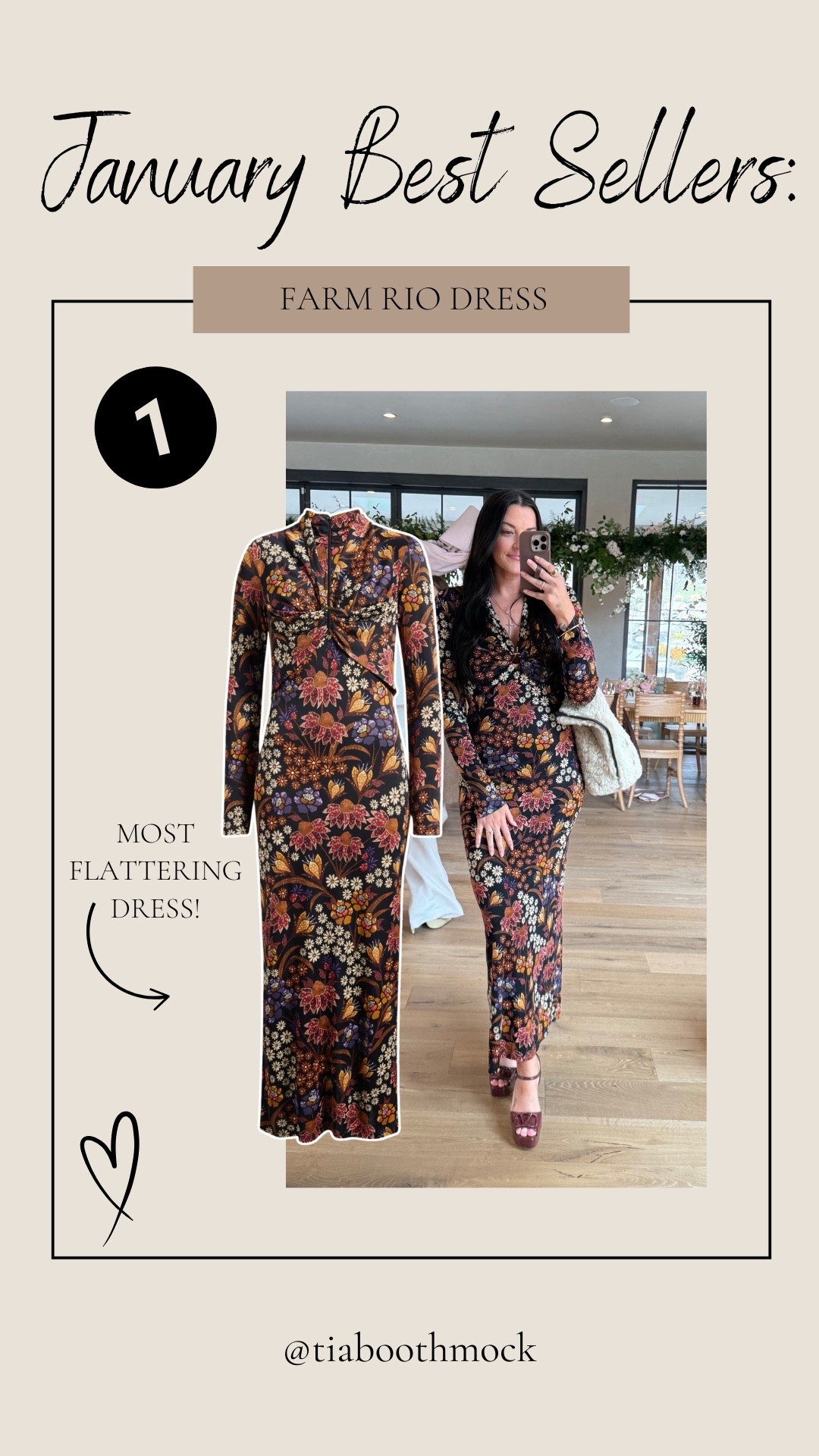 My best selling item from January was this Farm Rio dress! Not surprised it was a best seller! It’s such a cute and flattering dress 🤍

#LTKSeasonal #LTKootd