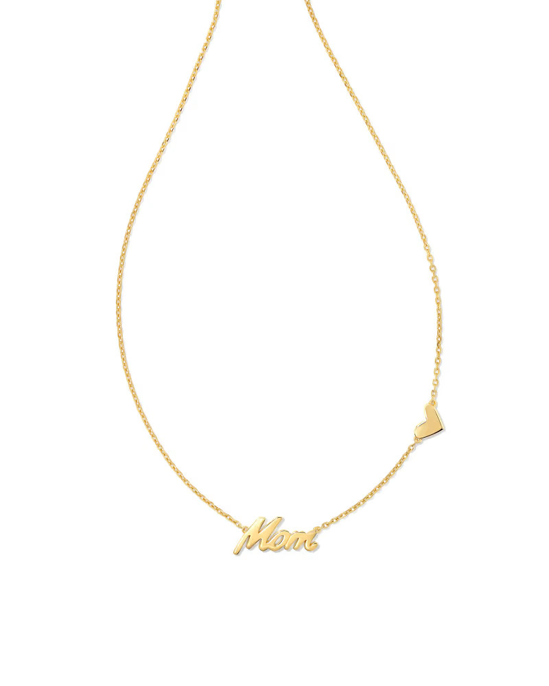 Mom Pendant Necklace in 18k Gold Vermeil | Kendra Scott
