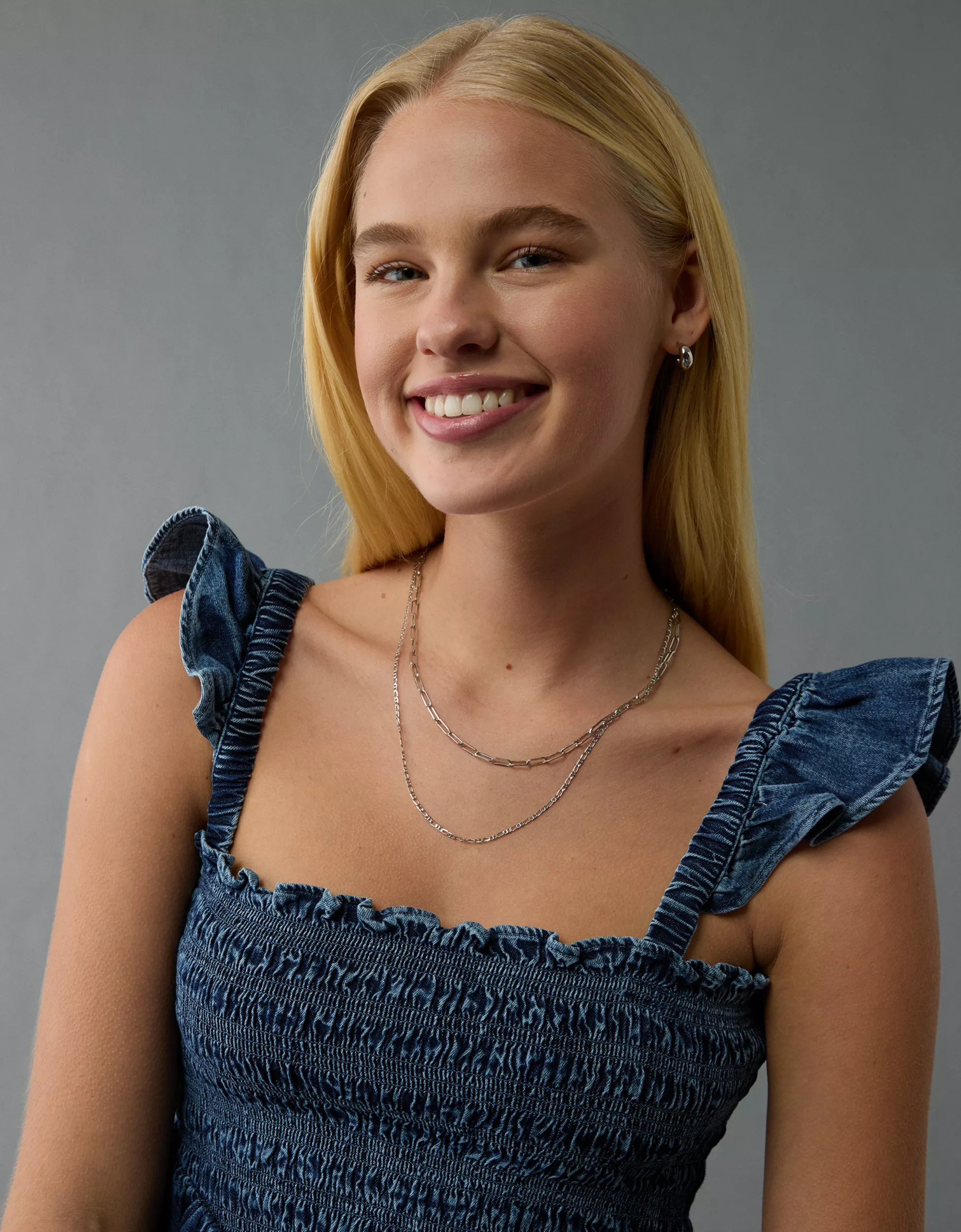 AE Bella Smocked Crop Top | American Eagle Outfitters (US & CA)