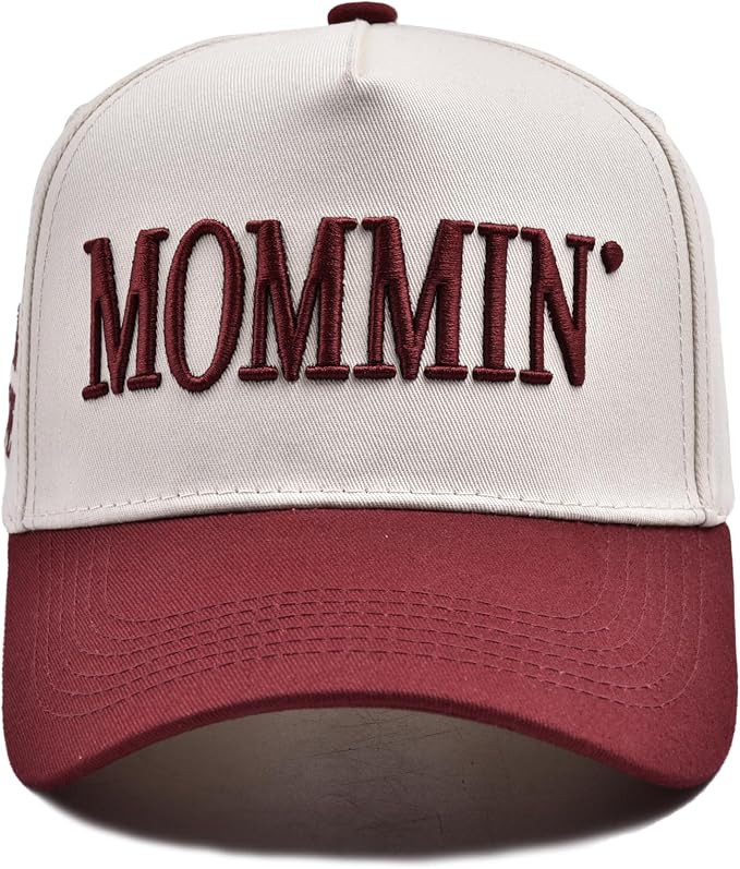 Womens Trucker Hat - With Mommin Embroidery Ponytail Fit - Mom Gifts for Birthday Christmas Valen... | Amazon (US)