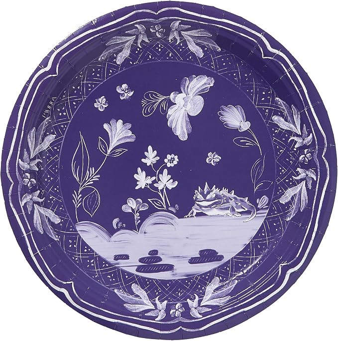 Collegiate-Inspired Fort Worth Frog Disposable Dinner Paper Plates, 10.5 Inch, Pack of 8, Purple ... | Amazon (US)