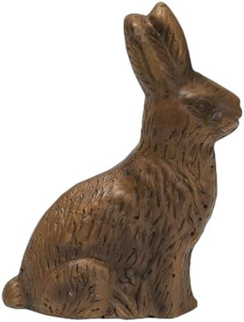 The Bridge Collection Faux Replica Chocolate Bunny - Cute Resin Rabbit Tabletop Shelf Decoration ... | Amazon (US)