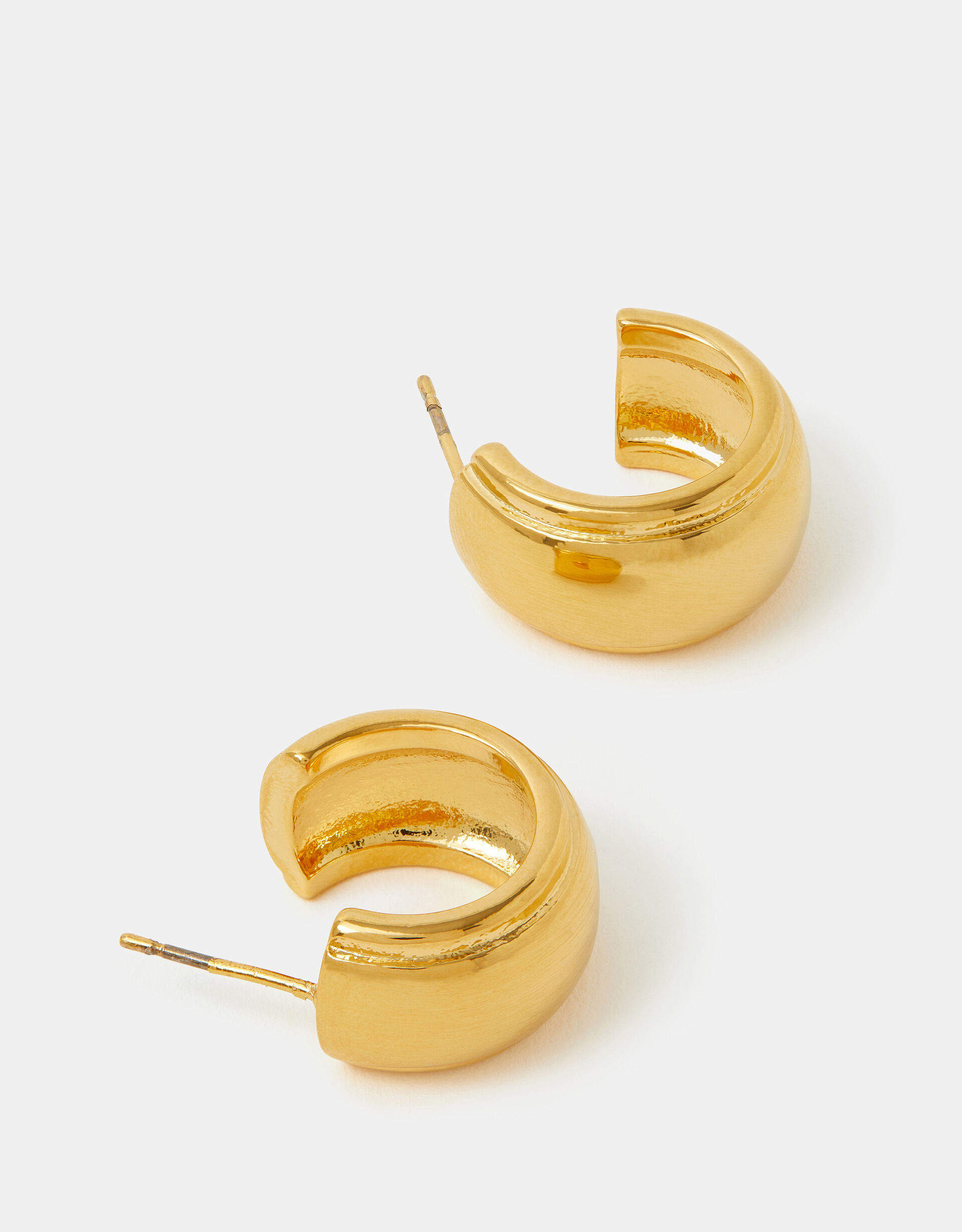 Stainless Steel Mini Chunky Hoop Earrings | Accessorize (Global)