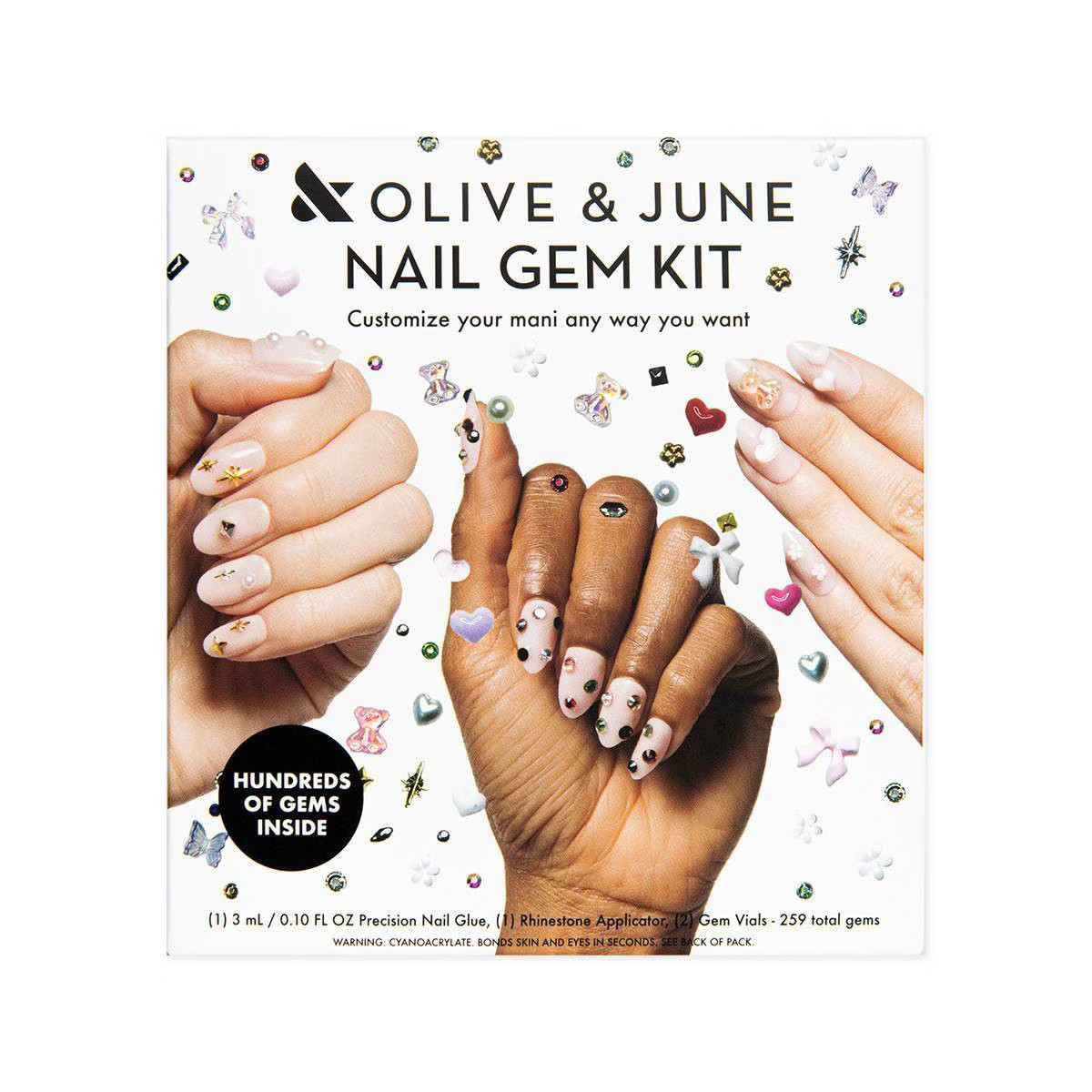 Olive & June Mini Mani Nail Polish Gift Set - DIY Jewelry - 5ct | Target