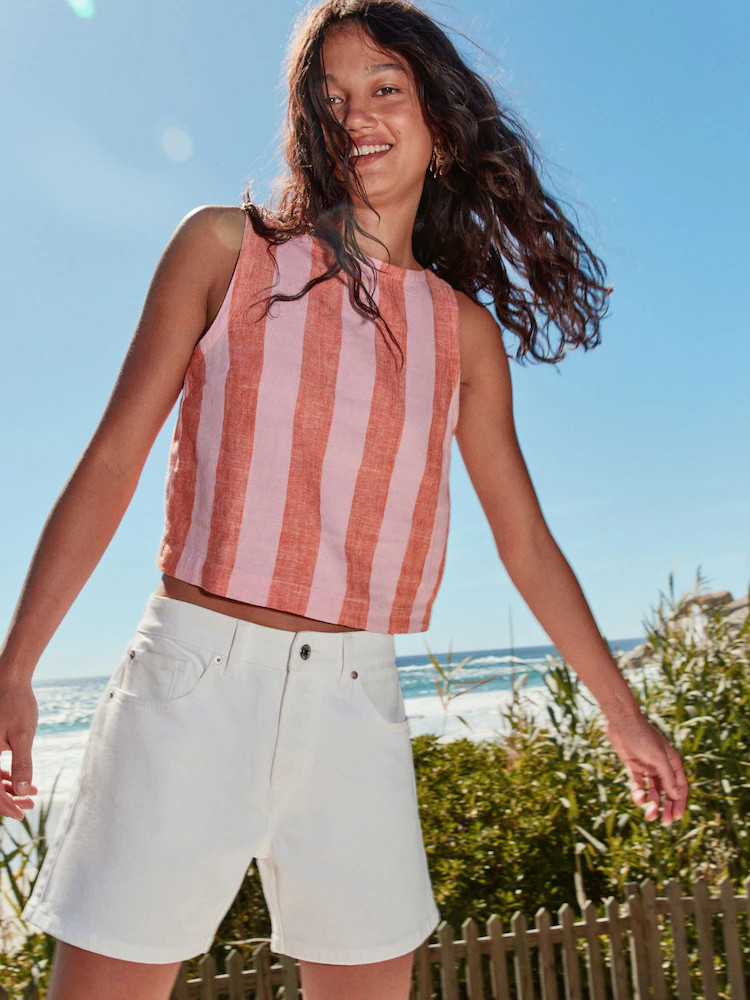White Denim Shorts | Next EU