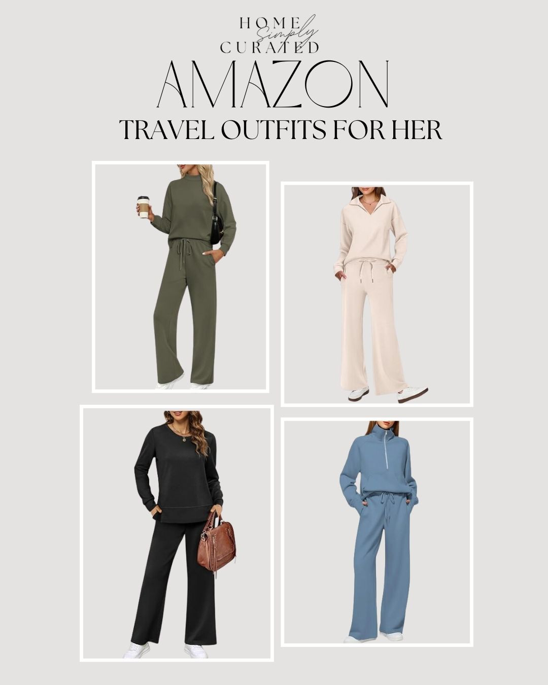 Traveling for the holidays? Amazon has multiple matching sets perfect for traveling! Stay comfy and cozy on your trip with these styles!


holidays, travel outfit, style, matching set, amazon finds, amazon fashion, outfit idea, trendy style, finds under $50 

 #LTKHoliday #LTKStyleTip #LTKTravel