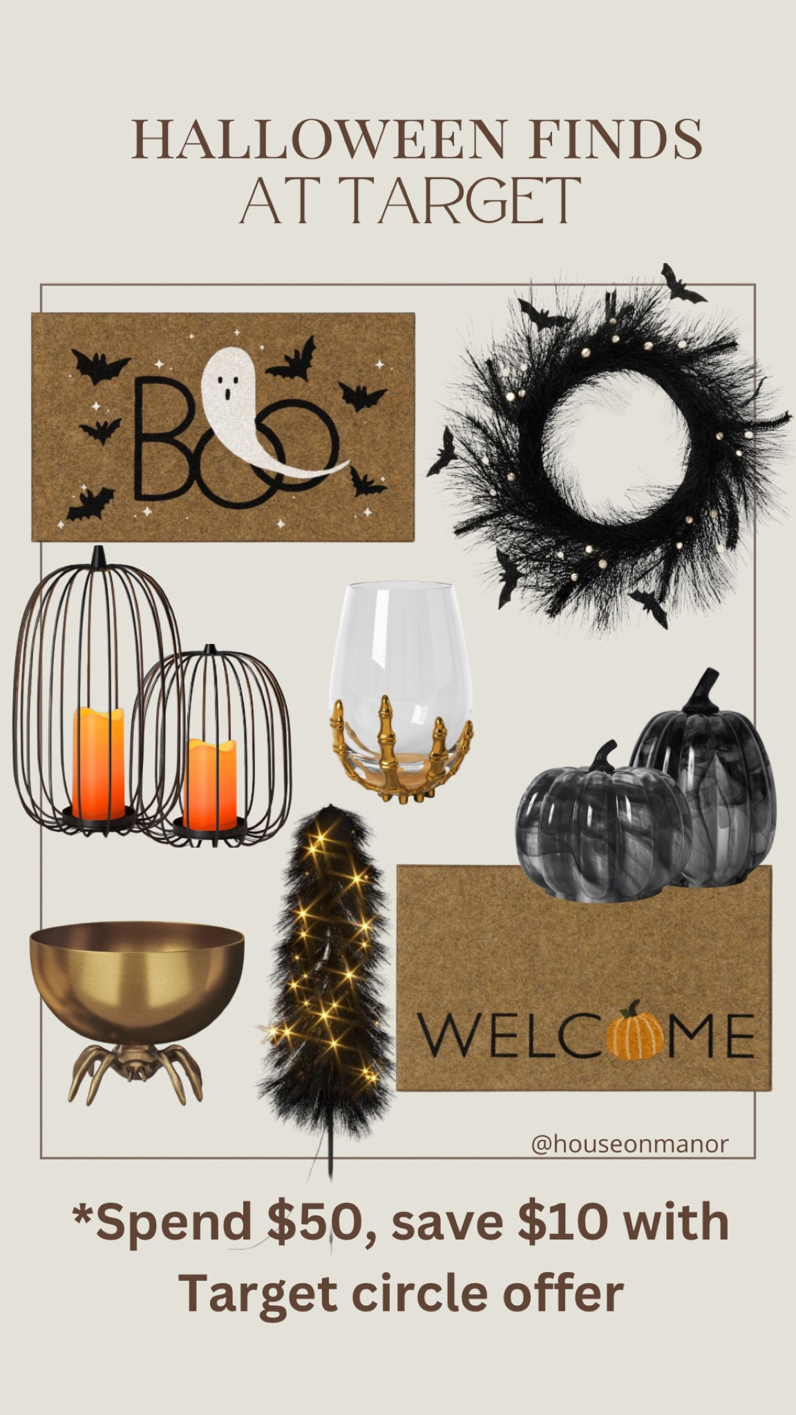 Halloween finds at Target! Spend $50 save $10 with Target circle offer!

#LTKStyleTip #LTKHome #LTKSeasonal