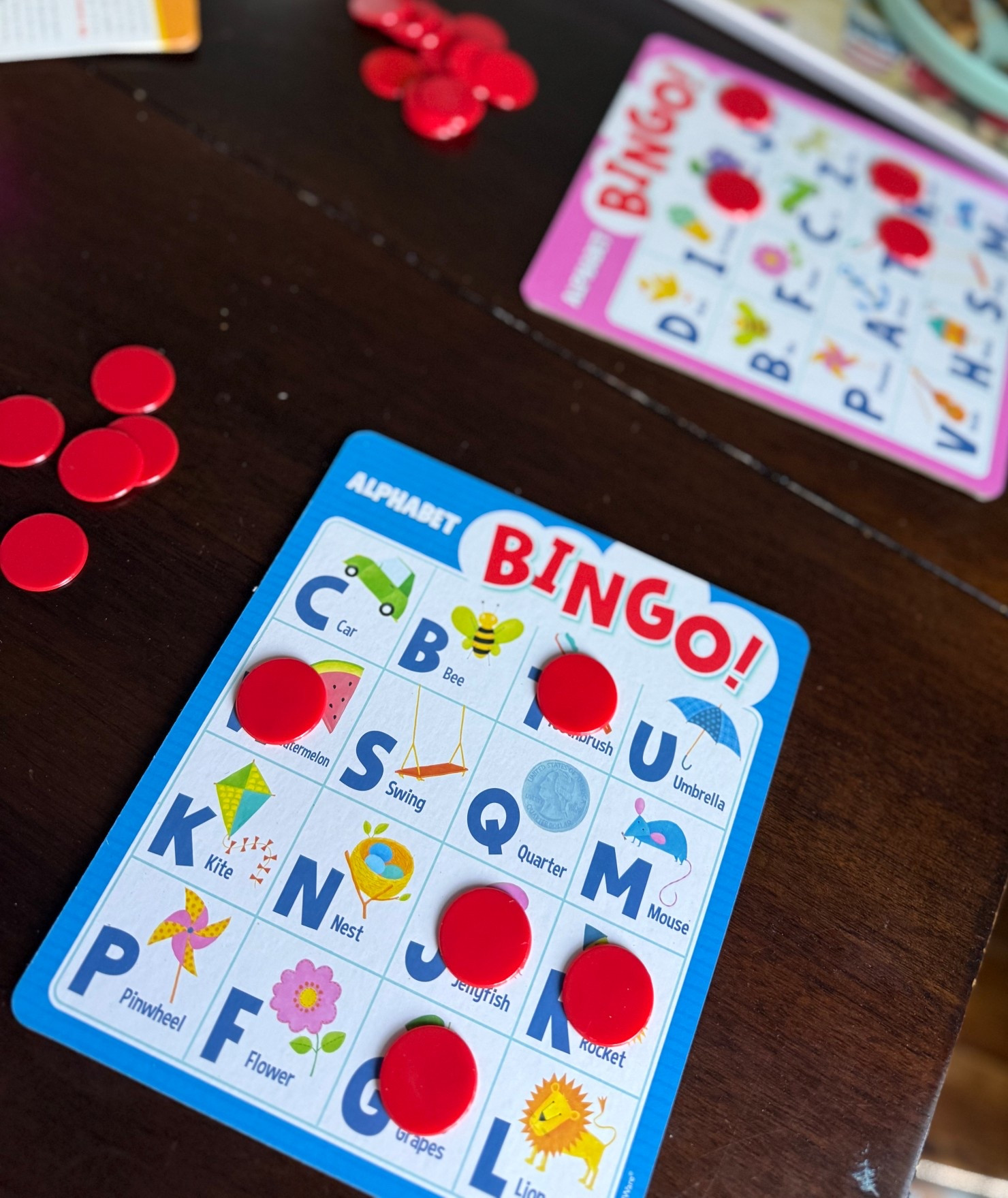 ABC bingo for preschoolers learning their letters!  So much fun! 

#LTKSpringSale #LTKKids #LTKmomlife