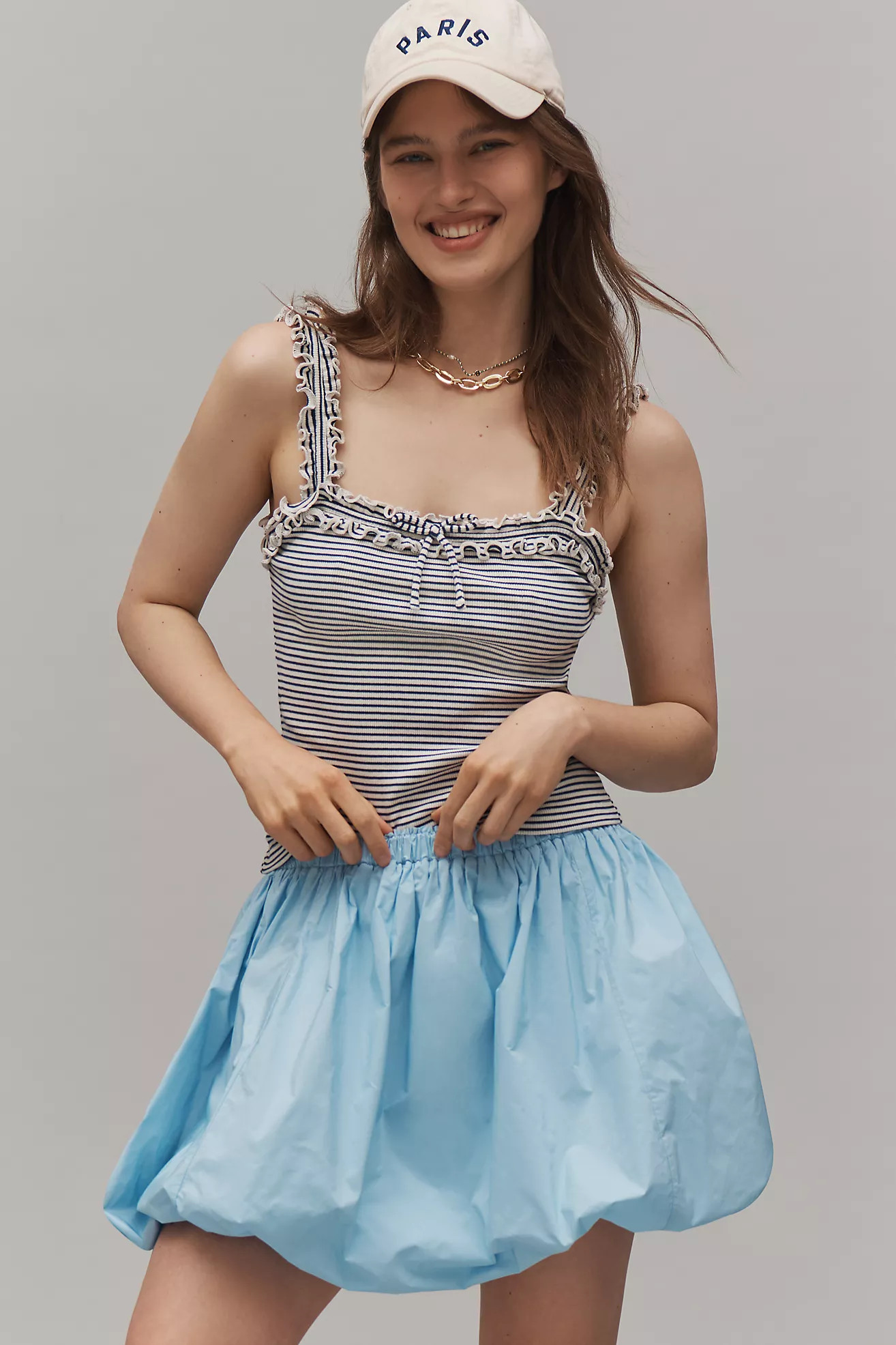 The Dorrie Ruffled Cami by Maeve | Anthropologie (US)