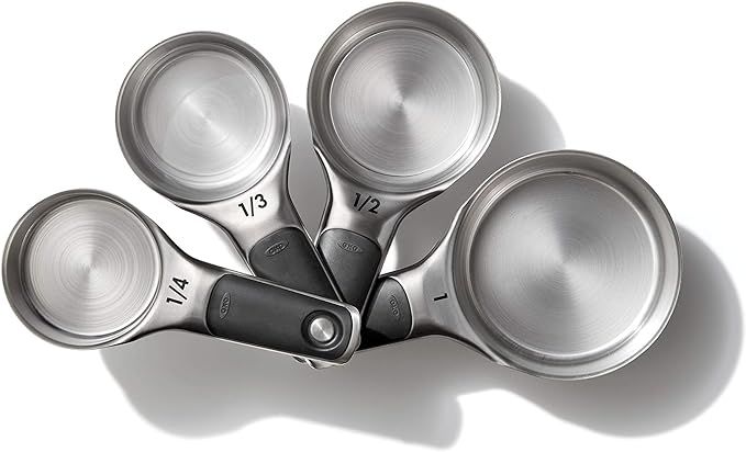 OXO Good Grips 4 Piece Stainless Steel Measuring Cups with Magnetic Snaps | Amazon (US)