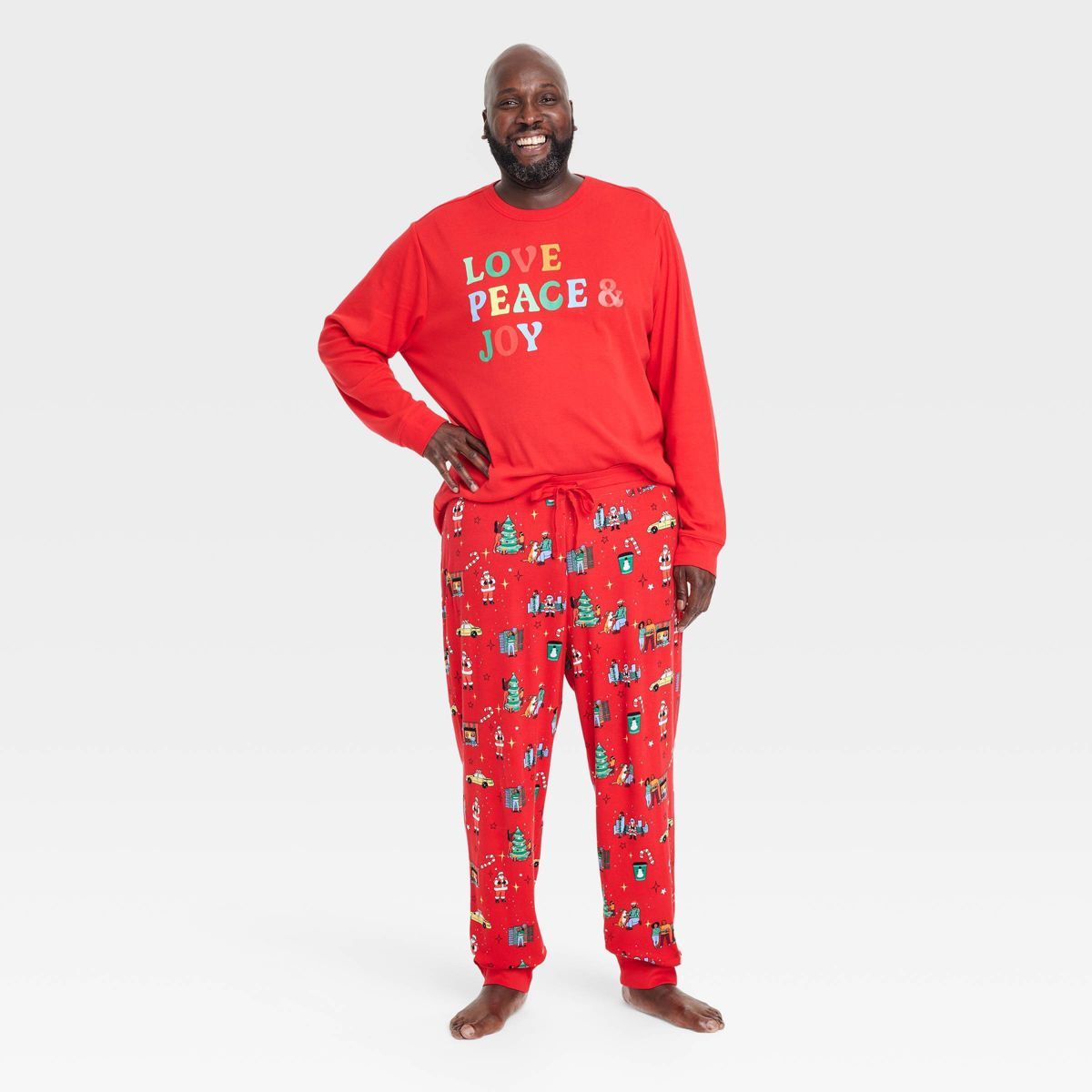 Men's Holiday City Matching Family Pajama Set - Wondershop™ with Frances Marina Smith Red | Target