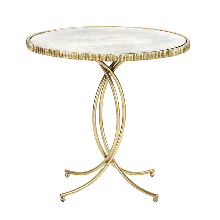 Loren Antique Gold Side Table | Ballard Designs, Inc.