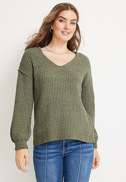 Wayfarer Chenille Sweater | Maurices