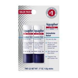 Aquaphor Lip Repair Stick, Soothes Dry Chapped Lips, 2CT | CVS