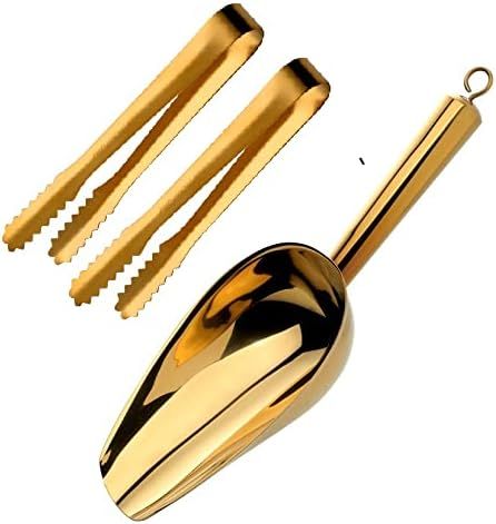 Buy Star Gold Ice Scoop, Premium Stainless Steel Cookie Scoop, Fashion Ice Scoop, Sturdy Flour Sc... | Amazon (US)