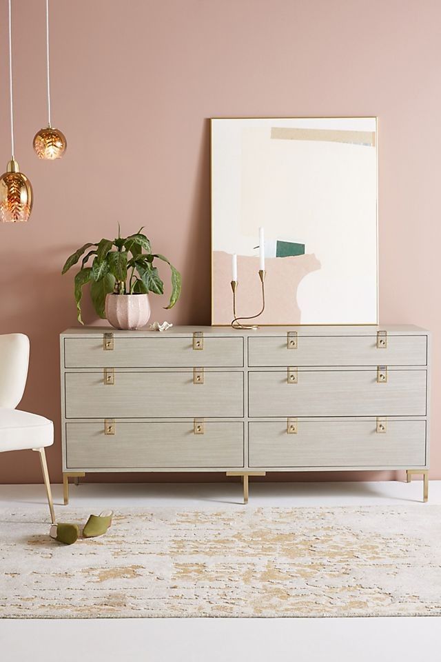 Anthropologie 6-drawer Dresser, Bedroom Dresser, Chest, Drawers, Neutral Furniture, Home Furniture | Anthropologie (US)