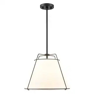 Light Society Lise 15" Chandelier - Antique Brass/White | Bed Bath & Beyond