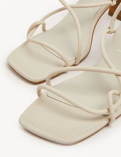Leather Strappy Statement Sandals | Marks & Spencer (UK)