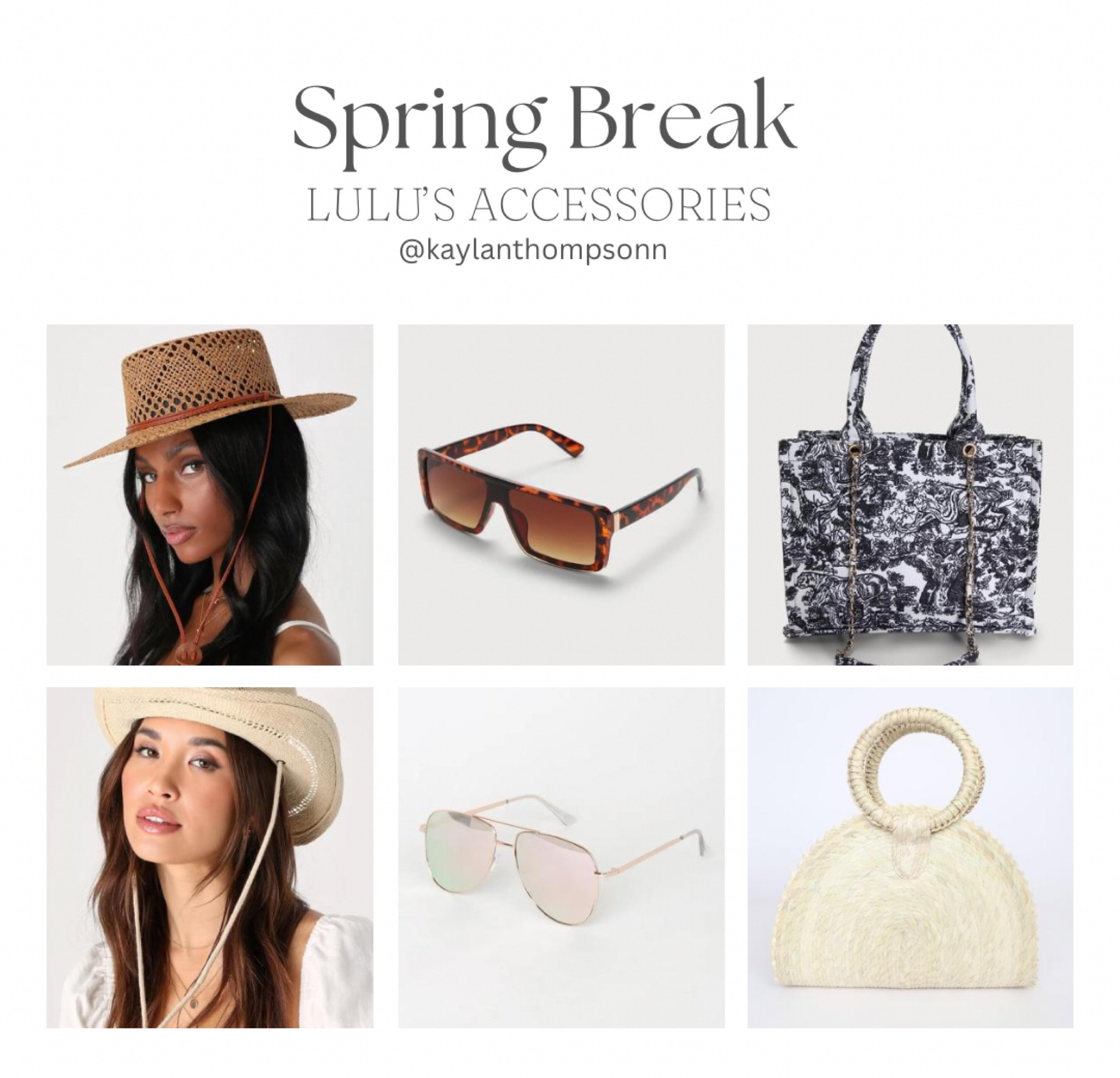 Gorgeous staple accessories for spring break or any vacation

#LTKSeasonal #LTKunder50 #LTKFind