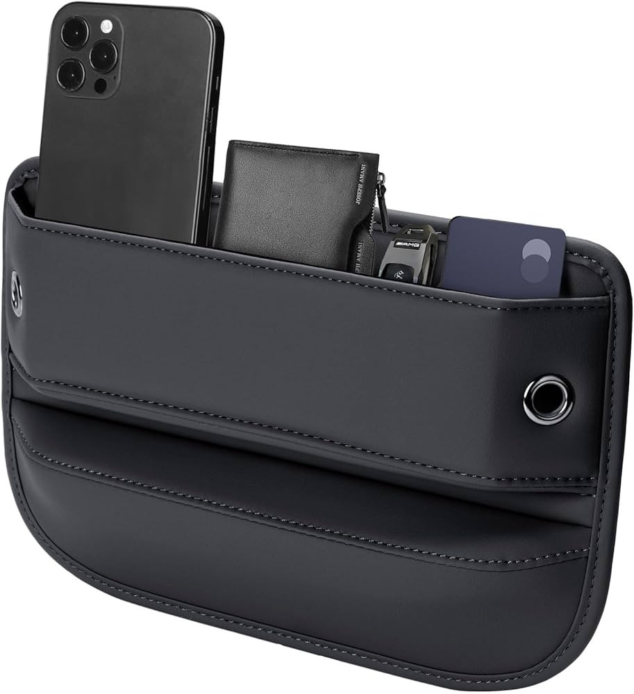 Universal Fit Car Gap Filler, Premium Leather Seat Gap Filler Organizer, Car SUV Truck Essentials... | Amazon (US)