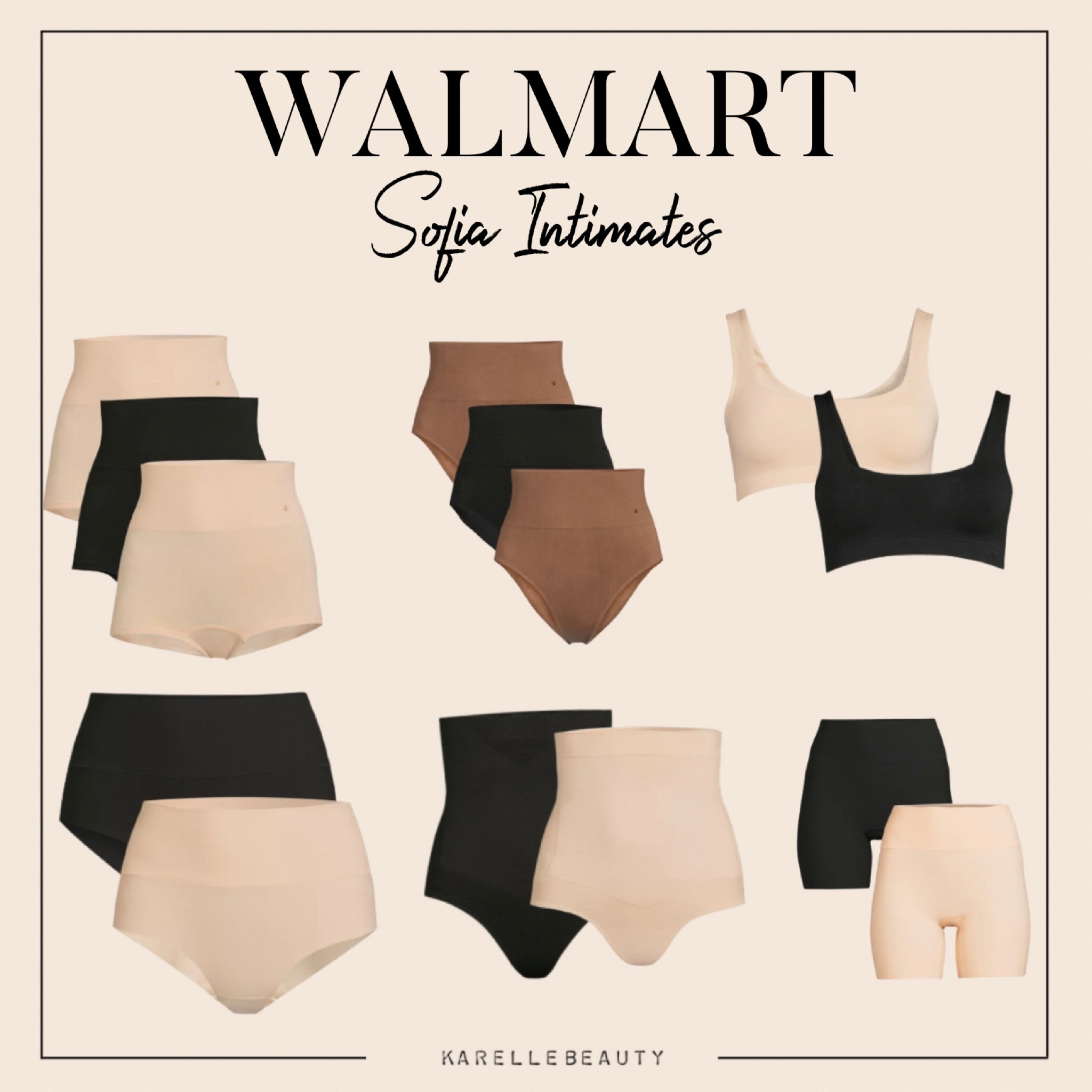 Sofia Intimates by Sofia Vergara Women's Seamless Bikini Panties, 3-Pack 