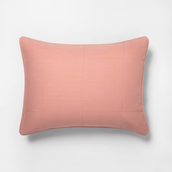 Quilted Pillow Sham Copper - Hearth & Hand™ with Magnolia | Target