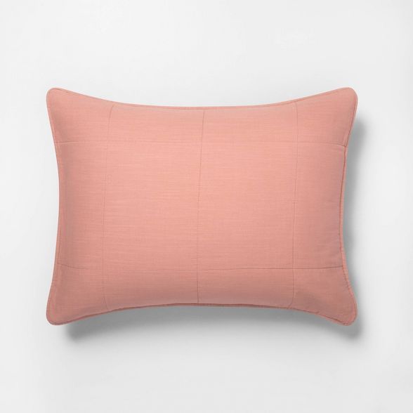 Quilted Pillow Sham Copper - Hearth & Hand™ with Magnolia | Target