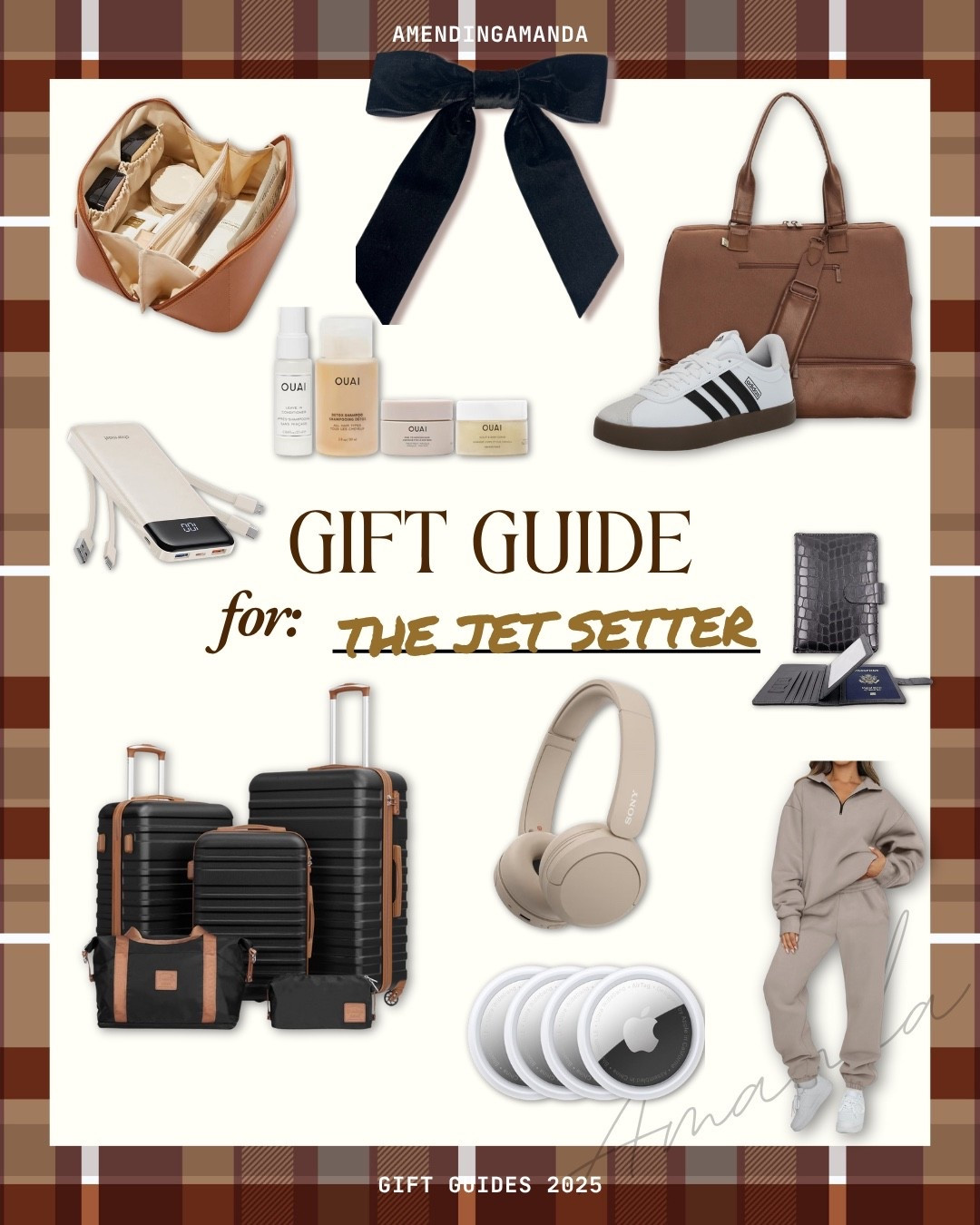 Gift Guide for the Jet Setter ✈️

Luggage, travel, BÉIS, lounge set, sweatpants, travel bag, headphones, sneakers, adidas, tech, travel set 

#LTKCyberWeek #LTKTravel #LTKGiftGuide
