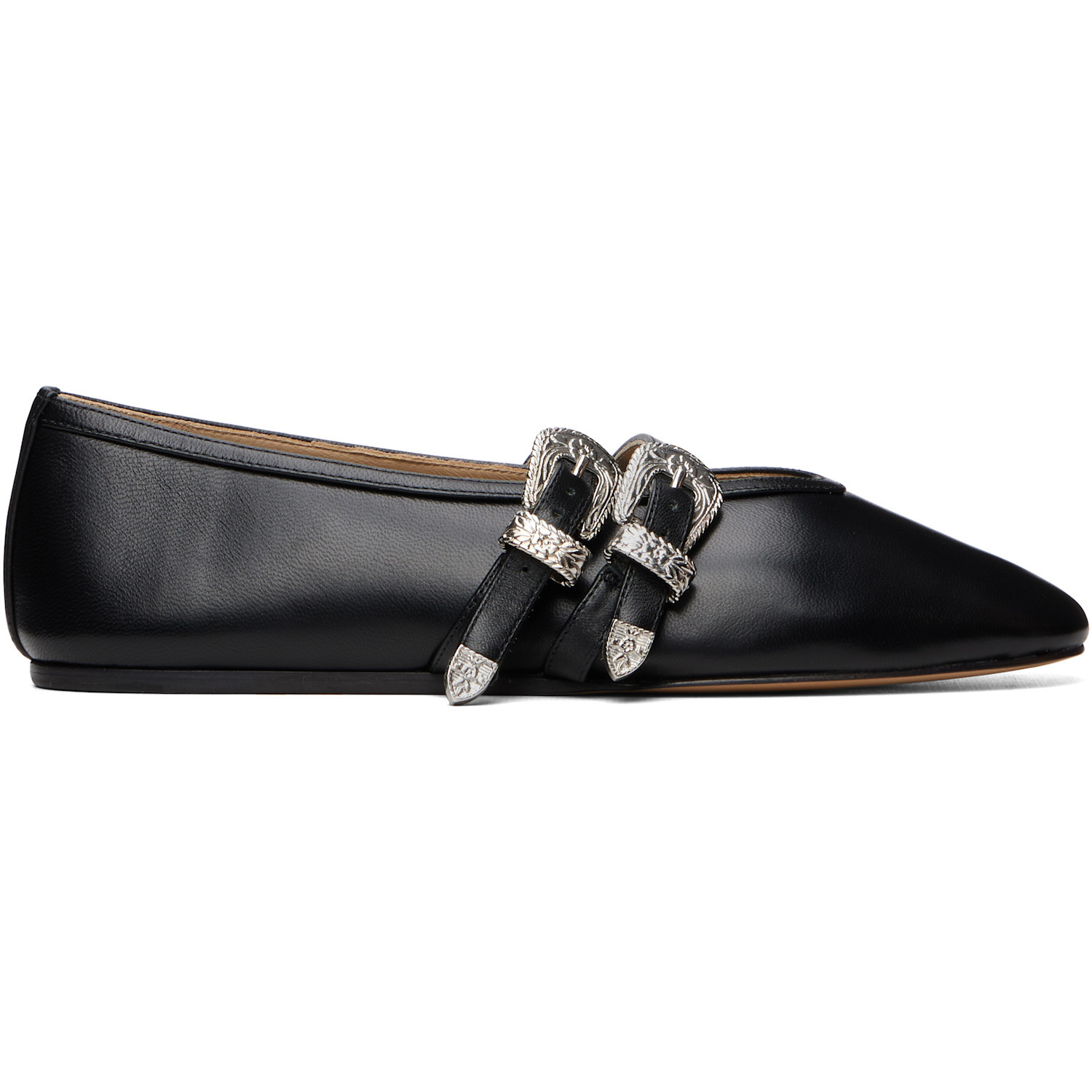 Le Monde Beryl Black Ballet Claudia Slipper Flats | SSENSE