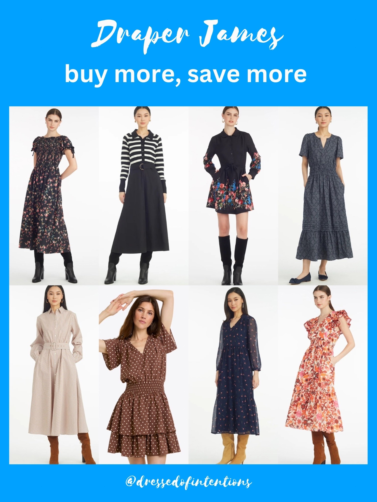 New pieces from Draper James with a buy more, save more discount. 20% off $200, 30% off $350 and 40% off $500 

#LTKMidsize #LTKPlusSize #LTKSaleAlert