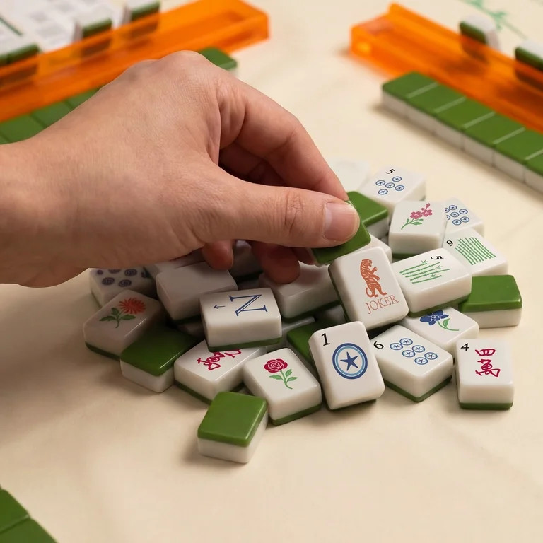 Maison Lude Limited Edition 160-Piece Mahjong Set with Wildlife Design | Walmart (US)