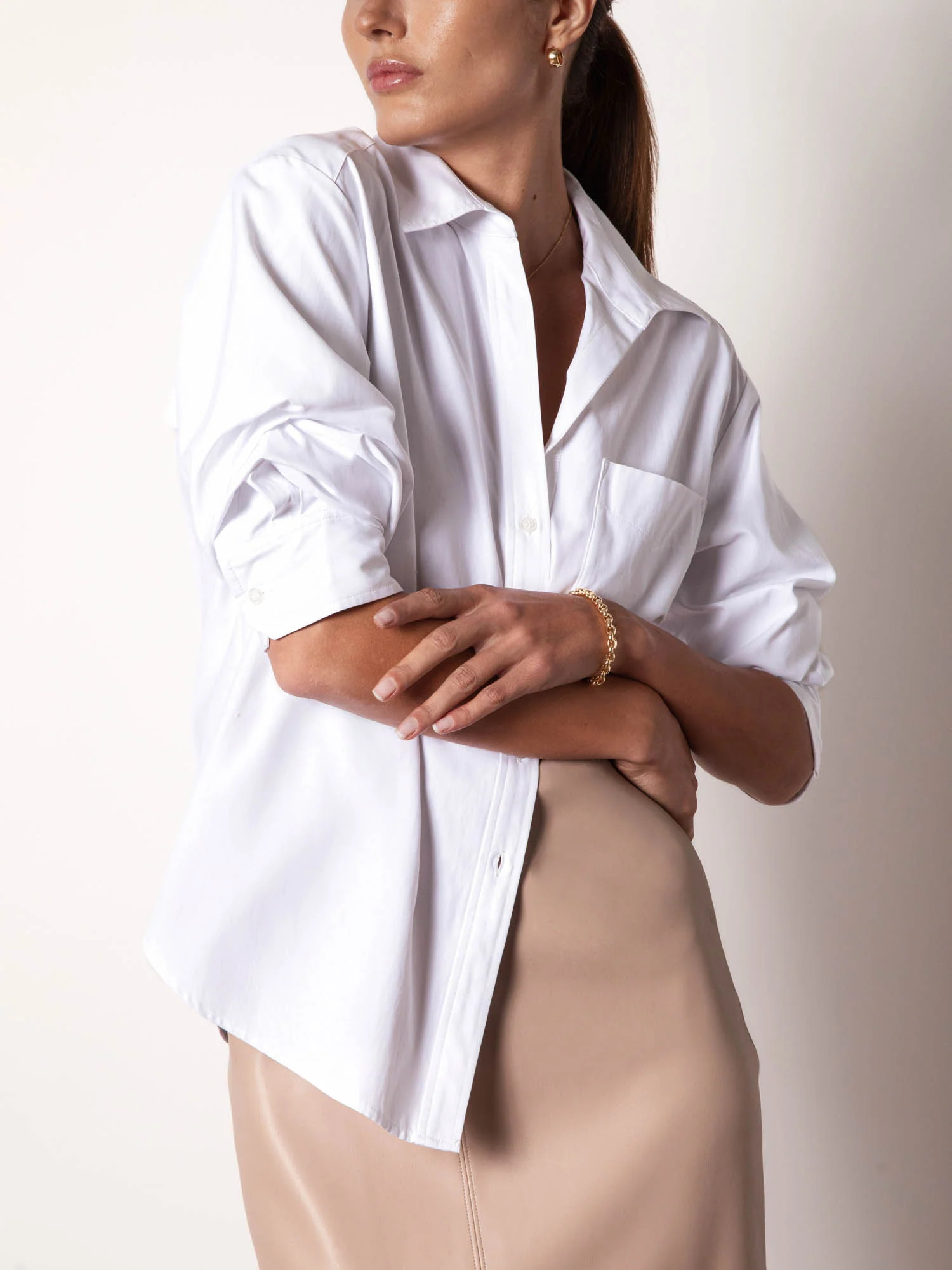 Women's Pia Shirt in Salt White | Brochu Walker | Brochu Walker