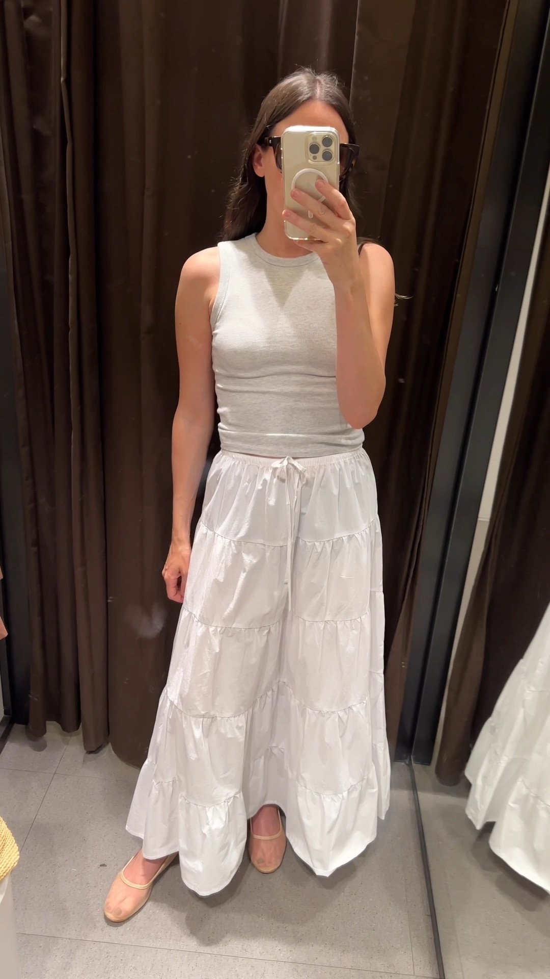 Find me in maxi skirts and ribbed tops all summer long 🤝🏼

Zara maxi skirt size small in white and size xs in brown. Usually a 25/26. The xs fits better! 

Ribbed tank size small



summer style, white maxi skirt, brown maxi skirt, summer outfits #summeroutfitideas #summerstyle outfit ideas, style reels, casual outfits #casualootd #springoutfits mesh flats 

#LTKFindsUnder50 #LTKSummerEdit #LTKFindsUnder100