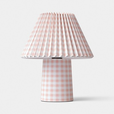 Trend Pleated Double Shade Plaid Pink - Room Essentials™ | Target