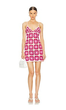 MORE TO COME Rosaria Mini Dress in Pink from Revolve.com | Revolve Clothing (Global)
